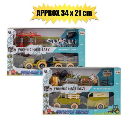 VEHICLE FARM JEEP TRACTOR SET 34x21cm product image