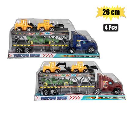 VEHICLE PLAYSET FRICTION TRUCK 4PC 26cm product image