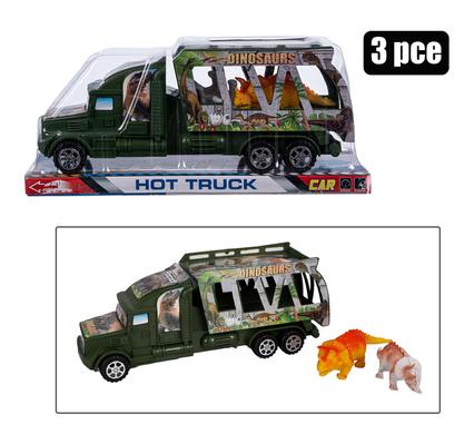 VEHICLE PLAYSET TRUCK W/2 DINOS 3pc product image