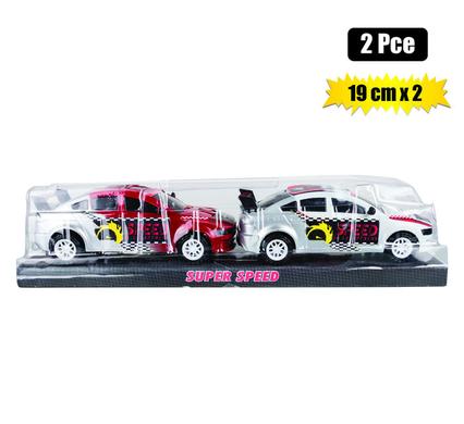 VEHICLE RACER CAR SPORTS SET PACK 19cmX2 product image
