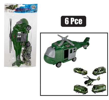 VEHICLE HELICOPTER FRICTION 29cm 6PC product image