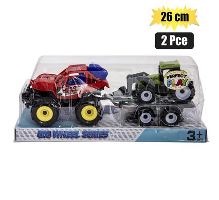 VEHICLE JEEP  FRICTION W/FARM P/B 26cm product image