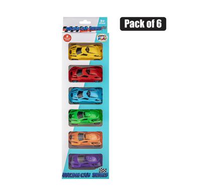 VEHICLE RACER PULLBACK PACK OF 6 product image