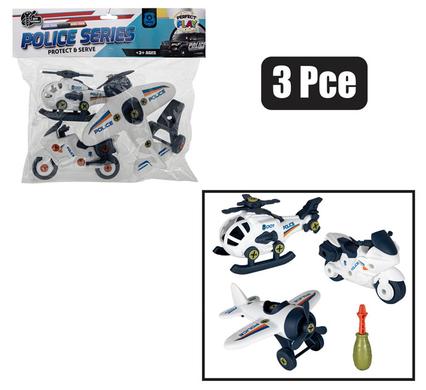 VEHICLE TOOLS DIY ASSEMBLY 3PC POLICE product image