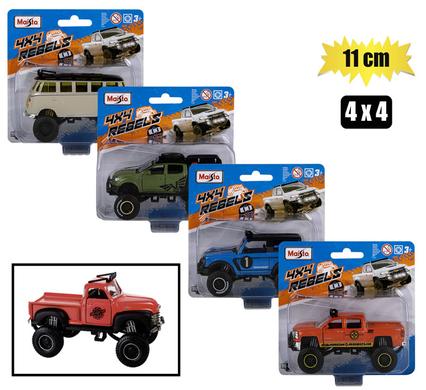 MAISTO DINKY 4x4 REBELS ASSTD product image
