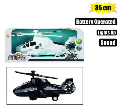 BATTERY OPERATED HELICOPTER W/SOUND 35cm product image