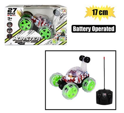 BATTERY OPERATED RC STUNT CAR GRAFF 17cm product image