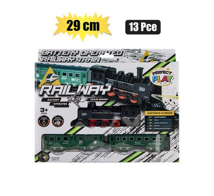 BATTERY OPERATED TRAIN SET 13pc 29cm product image
