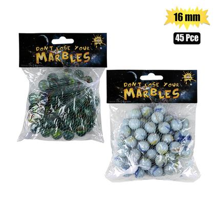 BOYS PLAYSET GAME MARBLES 16mm 45PC product image