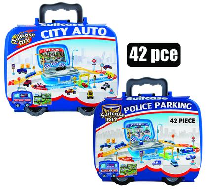 BOYS PLAYSET PARKING STORAGE CITY 42pc product image