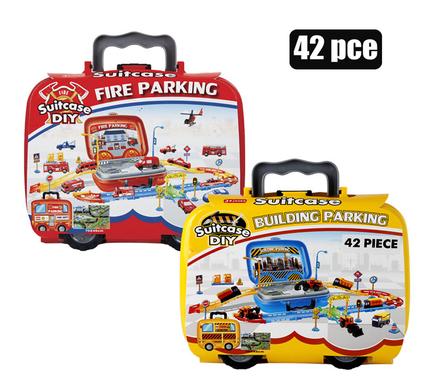BOYS PLAYSET PARKING FIRE/CONSTRUCT 42pc product image