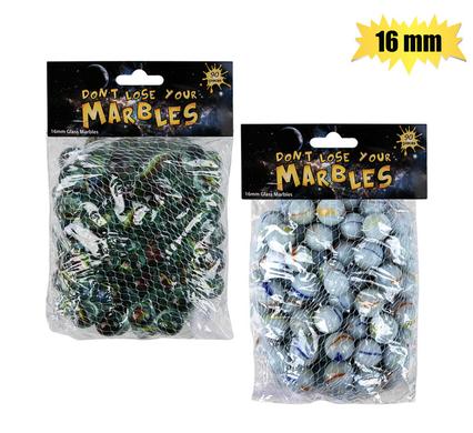 BOYS PLAYSET GAME MARBLES 16mm 90PC product image