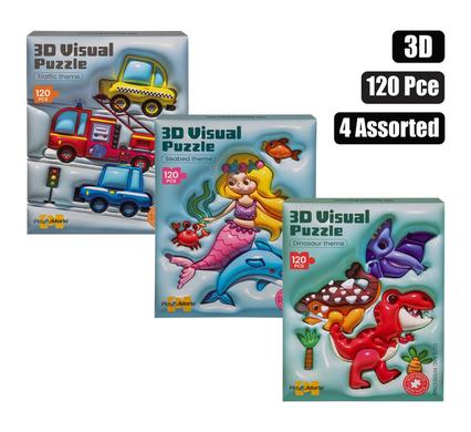 PUZZLE 3D LOOK VISUAL 120PC product image
