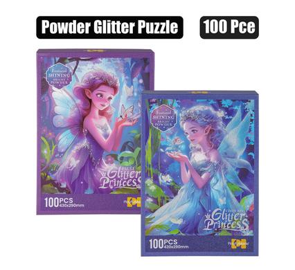 PUZZLE POWDER GLITTER PRINCESS 100PC product image