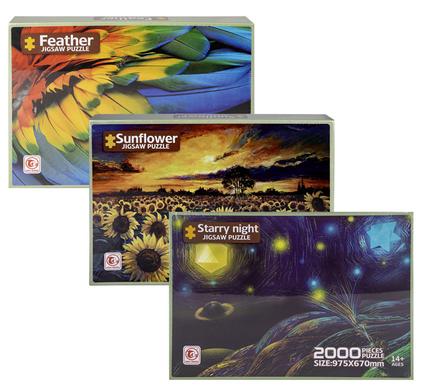 PUZZLE JIGSAW ASSORTED 2000PC product image