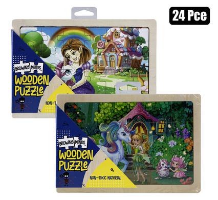 PUZZLE WOOD 22.4x14.8 24PCS product image