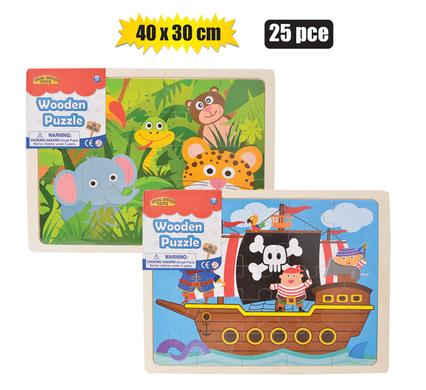 PUZZLE WOOD JIGSAW 40x30cm 25PC product image