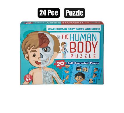 PUZZLE JIGSAW THE HUMAN BODY 24PC product image