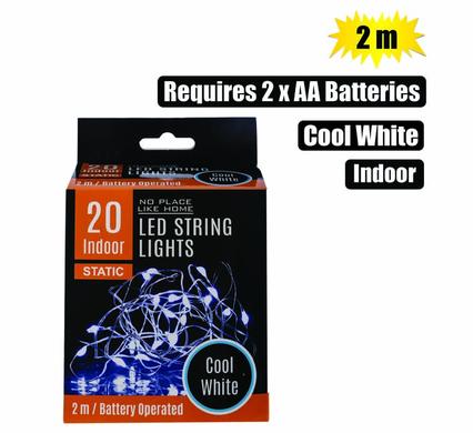 LIGHT FAIRY LED-20x COOL WHT 2m B/O product image