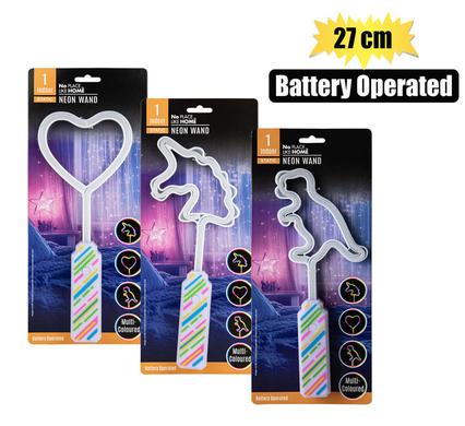 ORN LIGHT NEON WAND ASSTD 27cm B/O product image
