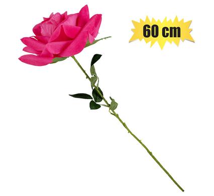 FLOWER OCCASION LONG PINK SATIN ROSE60cm product image