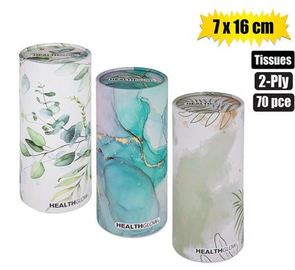 TISSUES 70PC TUBE 7x16cm 2-PLY product image