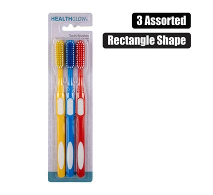 TOOTH BRUSH ADULT 3PCE ASSTD COLOURS product image