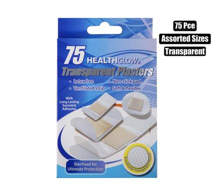 PLASTER CLEAR 75PC ASSTD SIZES product image