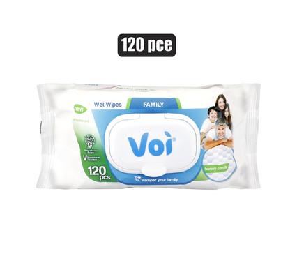 VOI WET-WIPES 120PC 16x19cm FAMILY product image