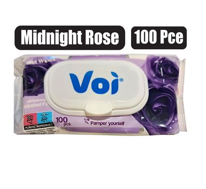 VOI WET-WIPES 100PC MIDNIGHT ROSE product image