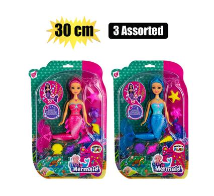 DOLL MERMAID W/ACCESSORIES 30cm product image