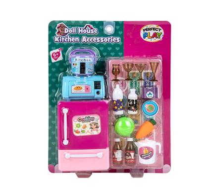 DOLL FASHION ACCESS FRIDGE & GROCERY SET product image
