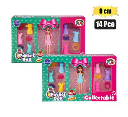 DOLL POCKET SCENTED SET 14PC 9cm product image
