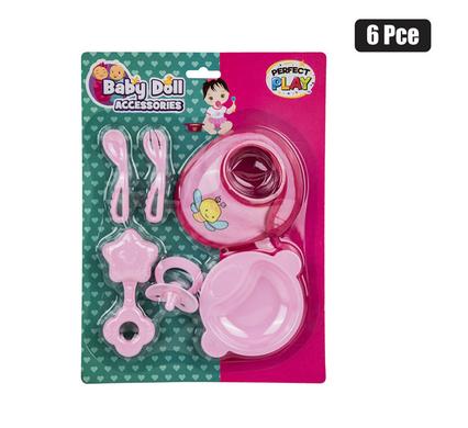 BABY DOLL ACCESSORY FEEDING 6PC SET product image