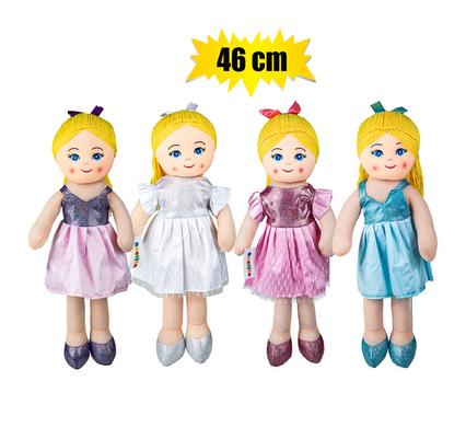 DOLL RAG BALLERINA IN TUTU 46cm ASSTD2 product image