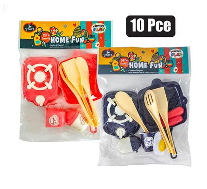 PLAYSET KITCHEN COOKING SET 10PC product image