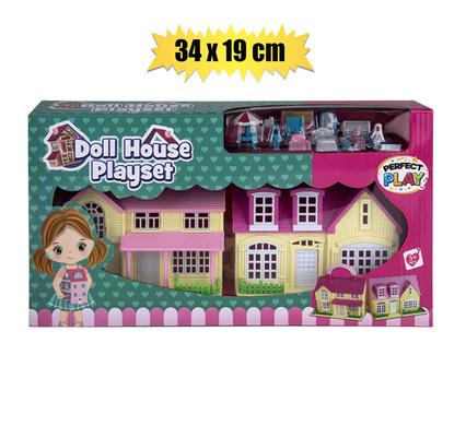 PLAY-SET DOLL HOUSE W/ACC 34x19cm product image