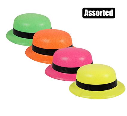 DRESS UP HAT BOWLER GLITTER product image