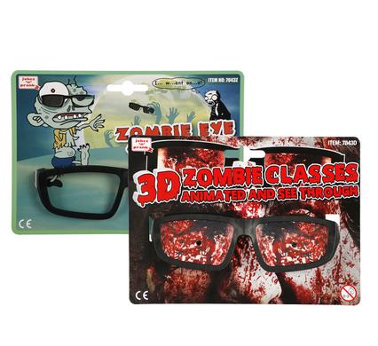 DRESS UP GOREY ZOMBIE GLASSES ASSTD product image