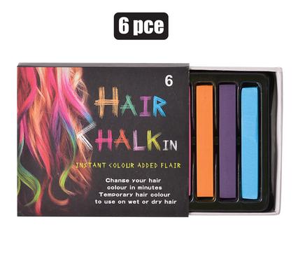 DRESS UP HAIR CHALK 6 COLOUR SET product image
