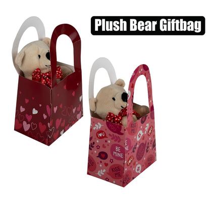 PLUSH BEAR IN GIFTBAG 9cm LOVE product image