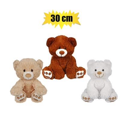 PLUSH BEAR SITTING ASSTD 30cm product image
