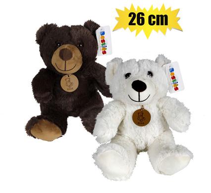 PLUSH BEAR FLUFFY HAIR 26cm product image