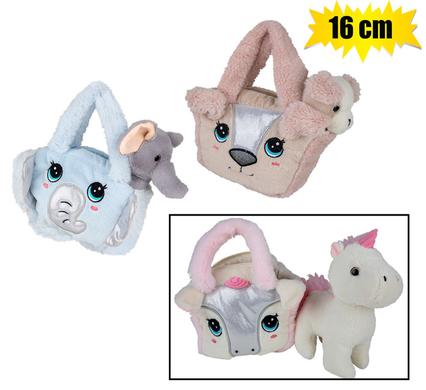 PLUSH ANIMAL 16cm IN BAG H12xL13xW15cm product image