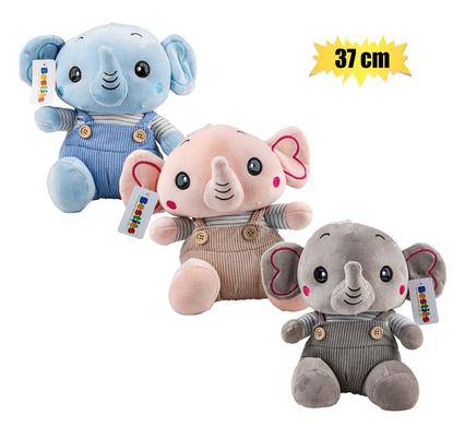 PLUSH WILD ELEPHANT W/SUSPENDE37cm product image