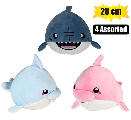 PLUSH SEALIFE ANIMAL BALL ASSTD 20cm product image