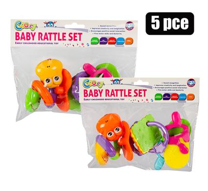 BABY RATTLE TEETHER SET 5PC product image