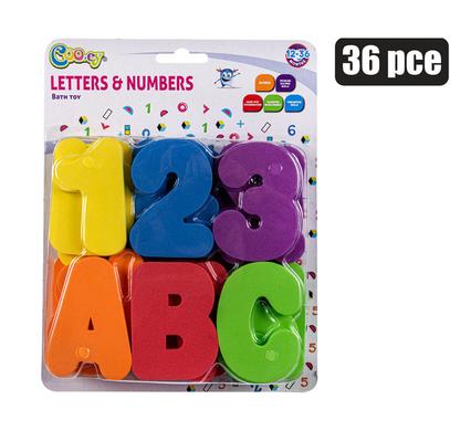 BABY BATH BUD EVA LETTER NUMBER 36pc product image