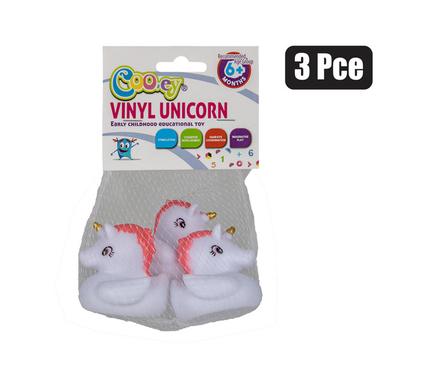 BABY BATH VINYL UNICORN SET,3PC product image