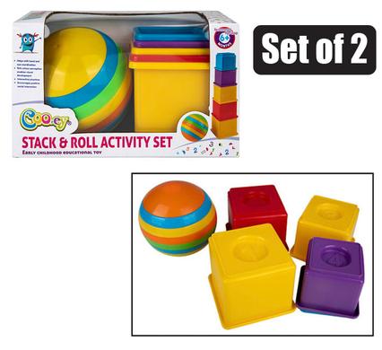 BABY TOY EDU ACTIVITY STACKING SET,2PC product image